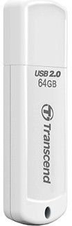 USB- Transcend 2.0 JetFlash 370 64GB  (White)