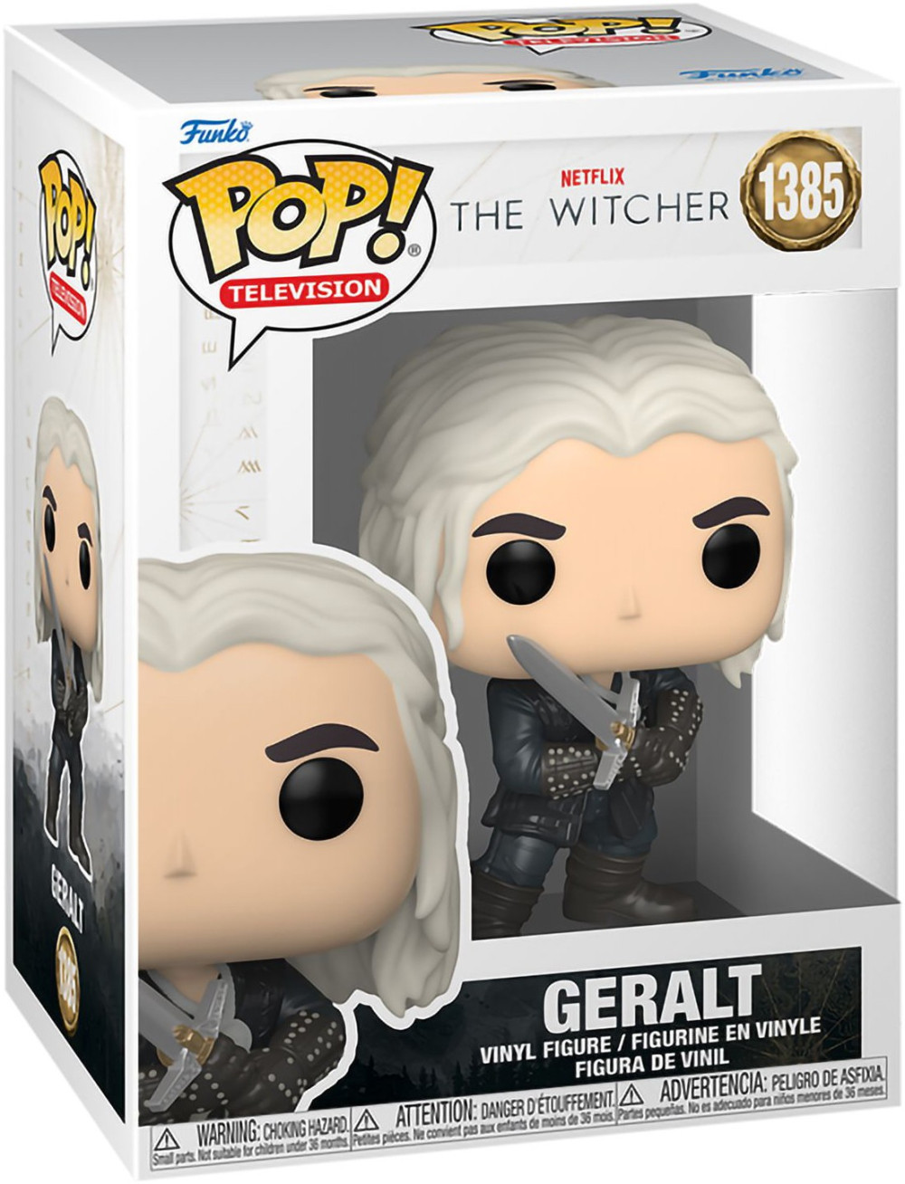  Funko POP Television: The Witcher S2   Geralt (9,5 )