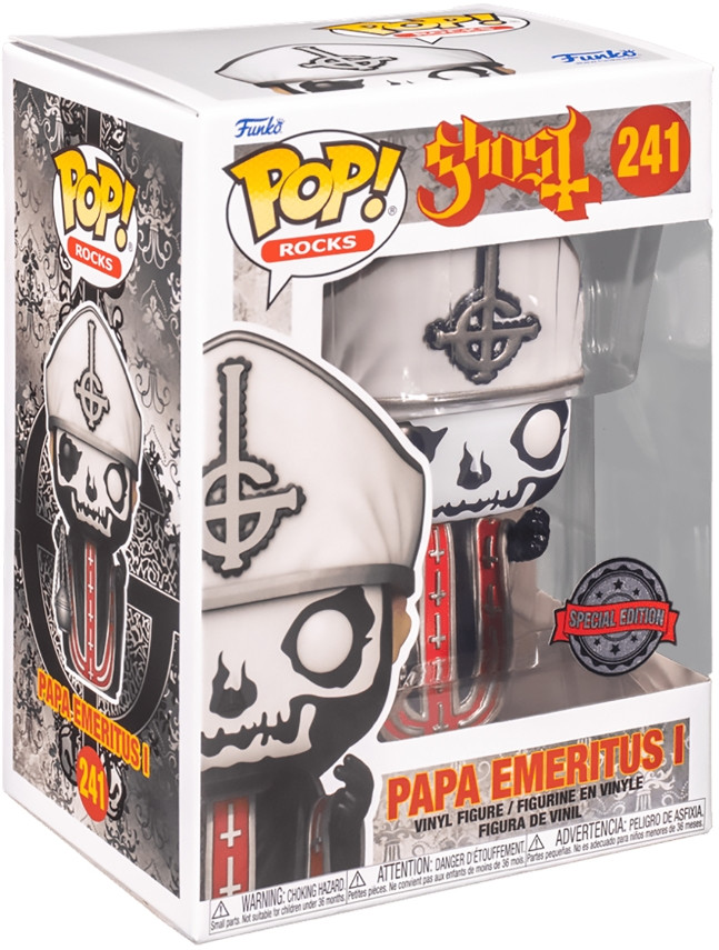 Funko Pop Rocks Ghost Papa Emeritus I Exclusive