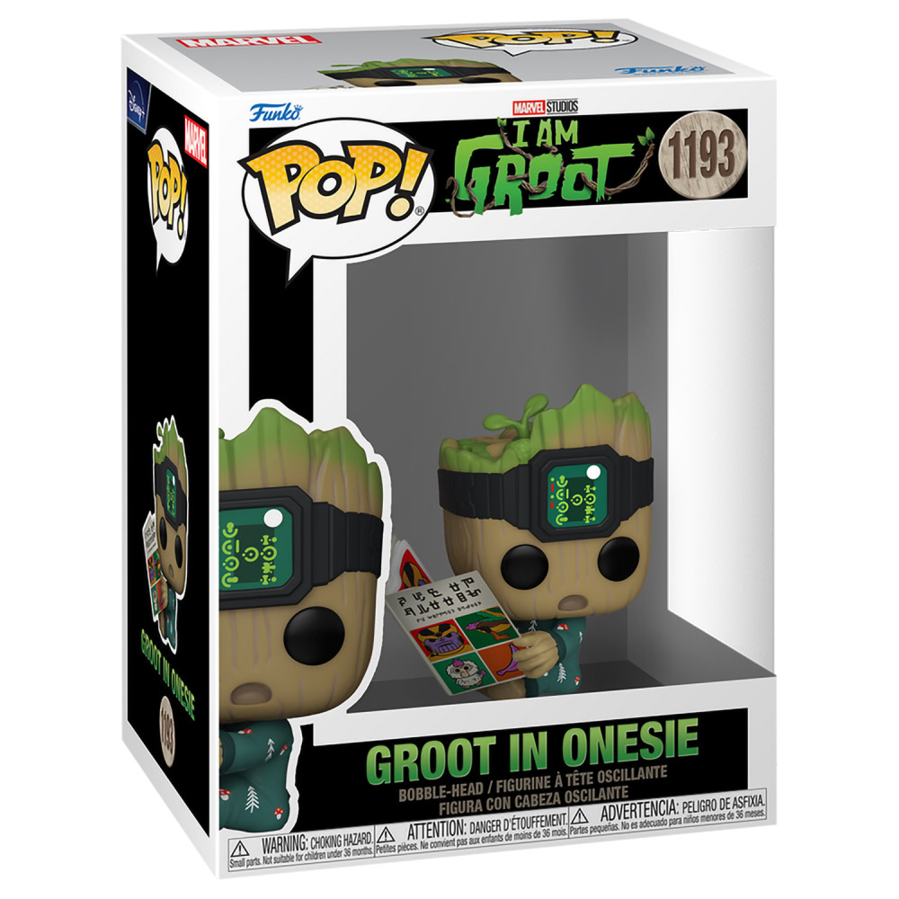  Funko POP Marvel: I Am Groot  Groot In Onesie With Book (9,5 )