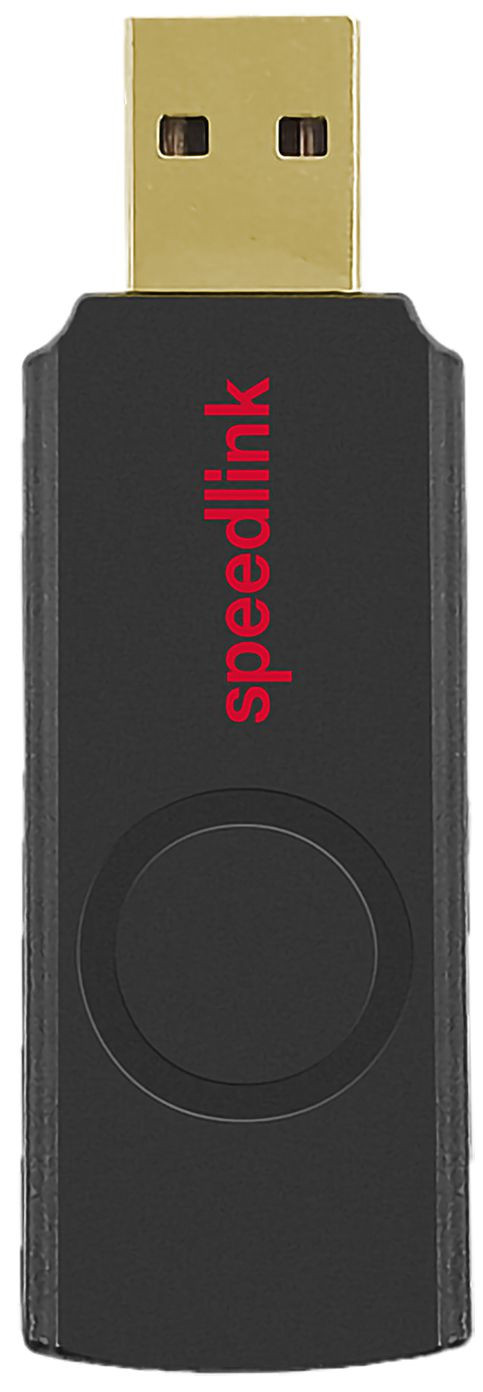  Speedlink RAIT Gamepad Wireless   Black Rubber  PC (SL-650110-BK)