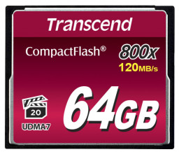   Transcend Compact Flash 64GB 800x
