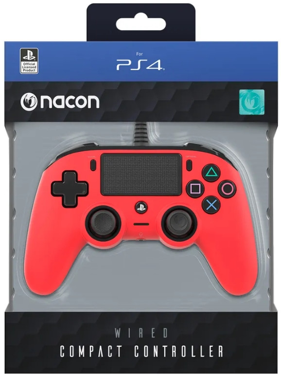  Nacon    PlayStation 4 Red (PS4OFCPADRED)