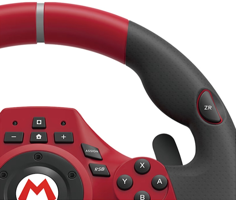  Hori Mario Kart racing wheel pro Deluxe  Nintendo Switch (NSW-228U)