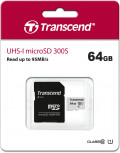   Transcend microSDXC 64GB Class 10 UHS-I U1 R95 (  SD)