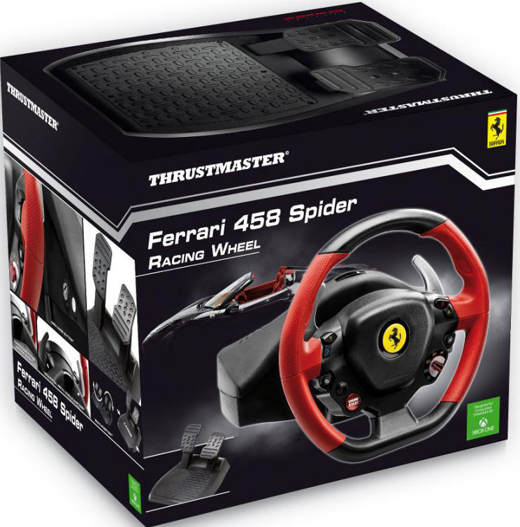  Thrustmaster Ferrari 458 Spider Racing Wheel  Xbox One