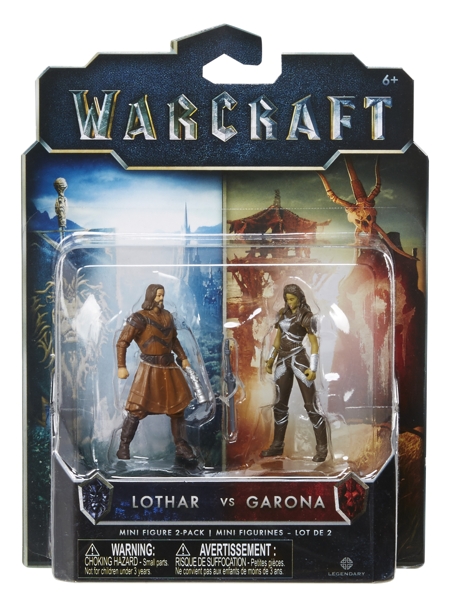Набор фигурок Warcraft. Garona & Lothar. 2 в 1 (7 см)