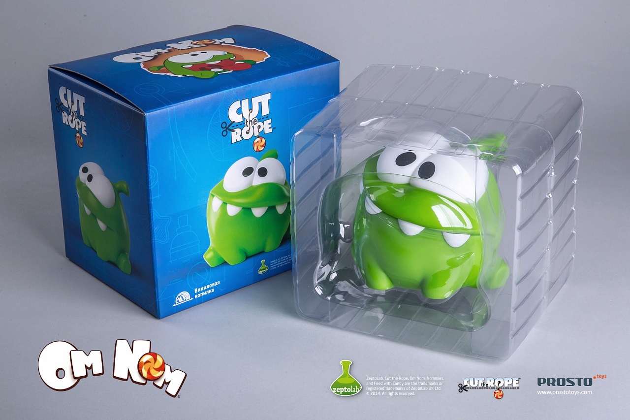 Копилка Cut The Rope. Ам Ням (Om Nom) - купить по цене 4899 руб с доставкой  в интернет-магазине 1С Интерес