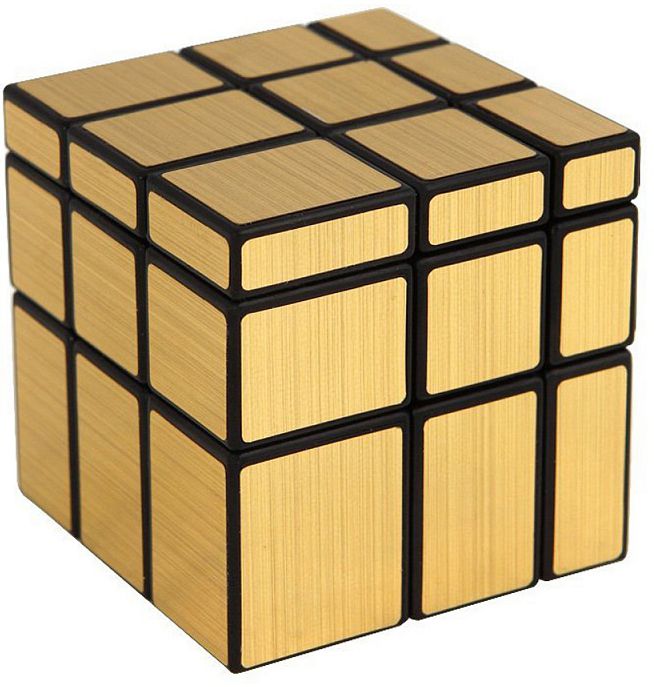 Головоломка Зеркальный кубик (золотой)