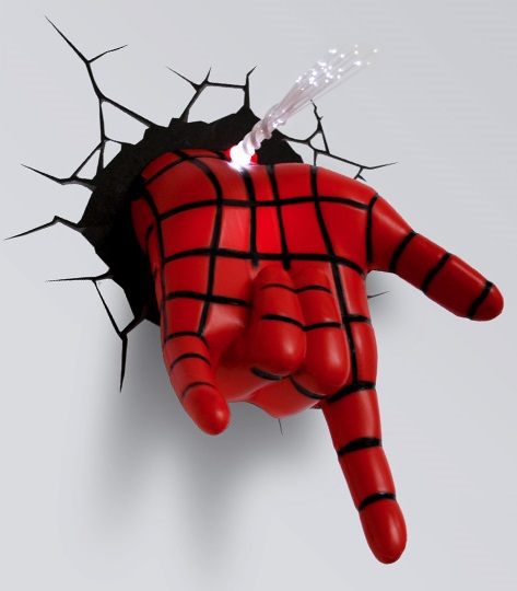 3D Светильник Spiderman Hand 1149₽