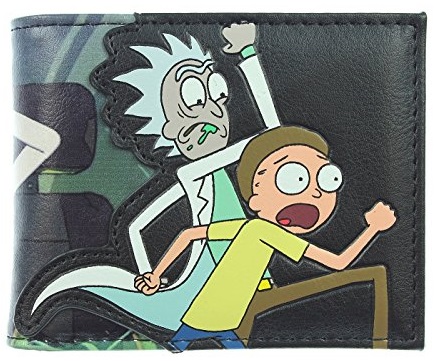 Кошелек двойного сложения Rick and Morty