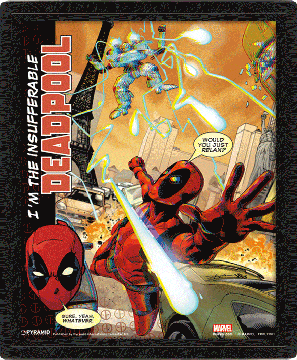 3D Постер Deadpool: Attack