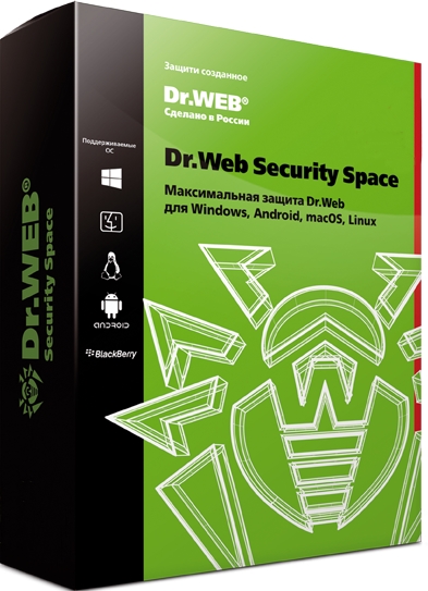Dr.Web Security Space. Продление (1 ПК + 1 моб. устр./ 2 года) (Цифровая версия)