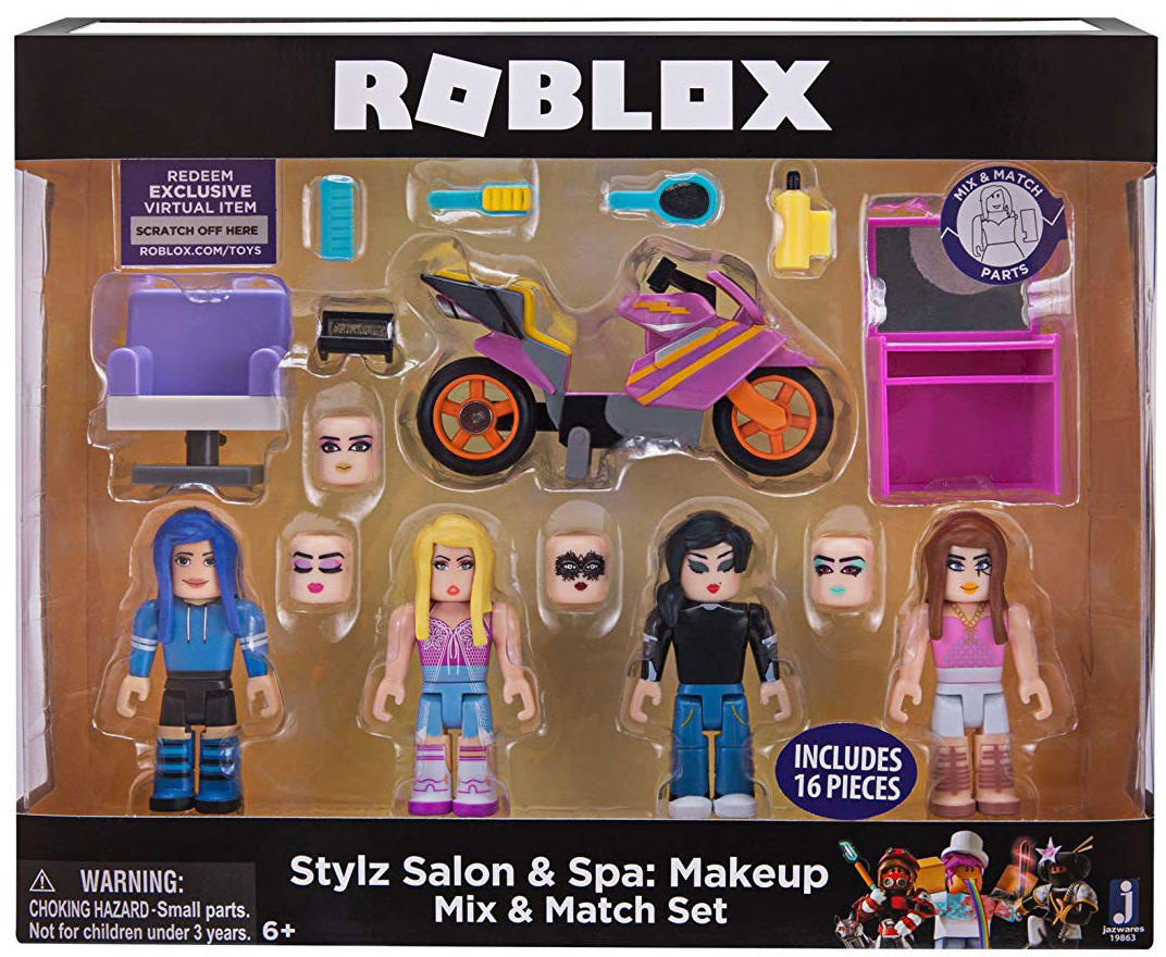 

Набор фигурок Roblox: Stylz Salon & Spa Makeup Mix & Match Set