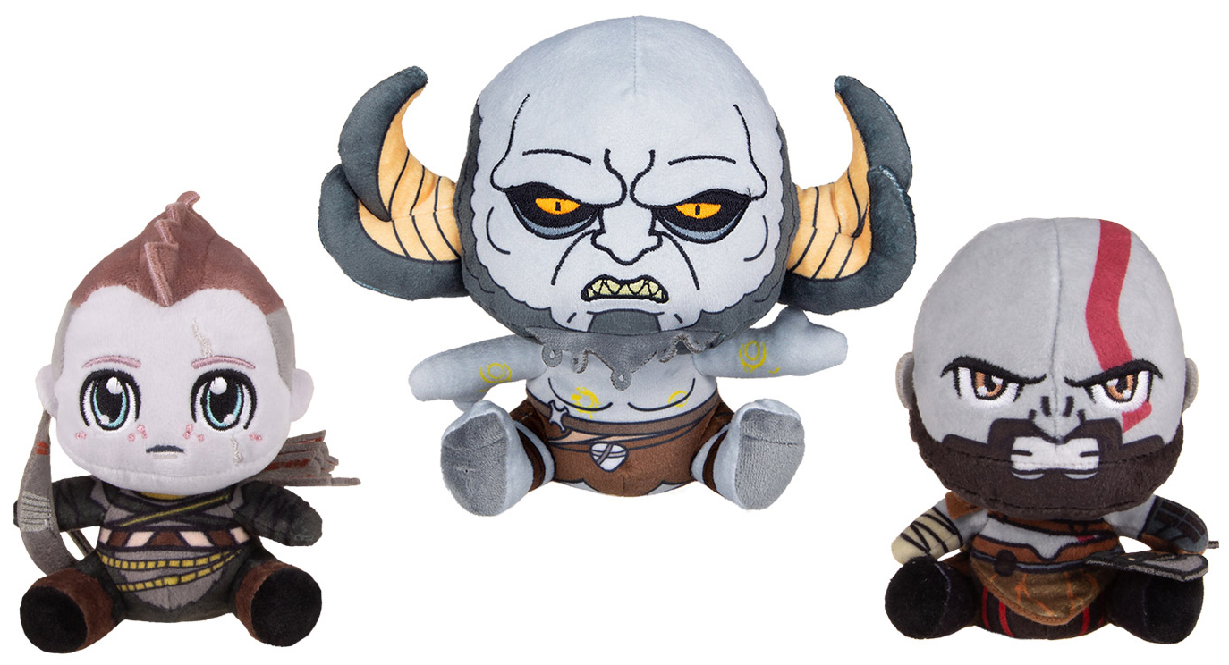 Набор мягких игрушек Gaya Stubbins Plush God Of War Kratos Atreus Troll 3-Pack 2990₽