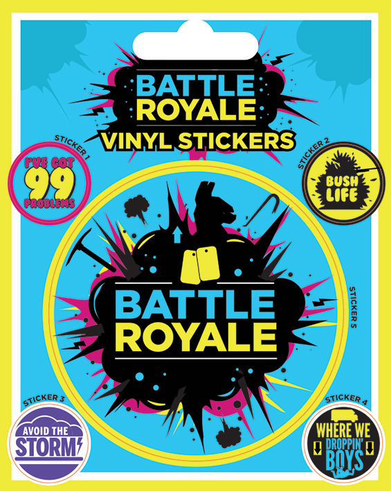 Набор стикеров Battle Royale: Infographic