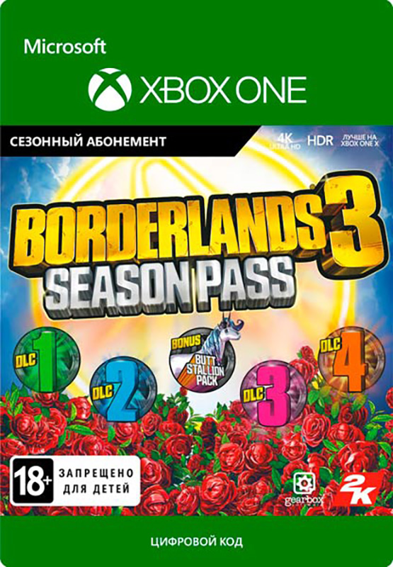 цена Borderlands 3. Season Pass [Xbox One, Цифровая версия] (Цифровая версия)