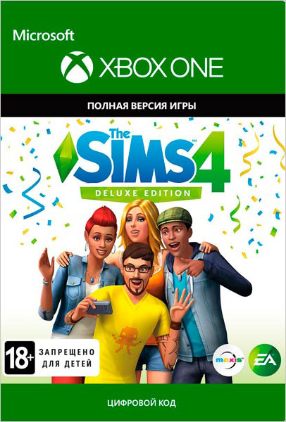 Sims 4. Deluxe Party Edition [Xbox One, Цифровая версия] (Цифровая версия)