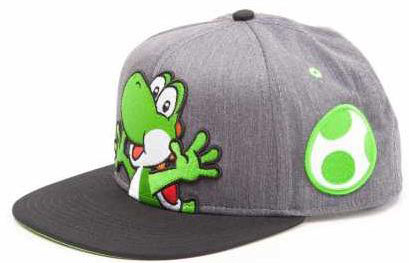 

Бейсболка Nintendo: Super Mario With Yoshi And Egg Grey Snapback