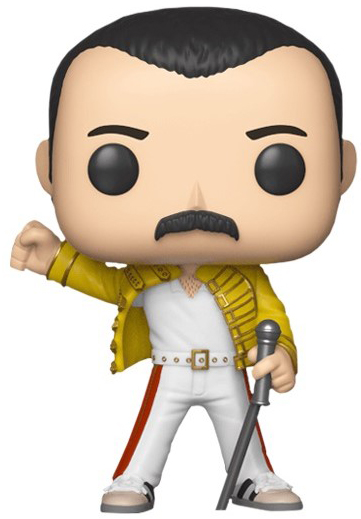 цена Фигурка Funko POP Rocks: Queen – Freddie Mercury Wembley 1986 (9,5 см)