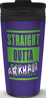 Кружка The Joker: Straight Outta Arkham Travel Mug