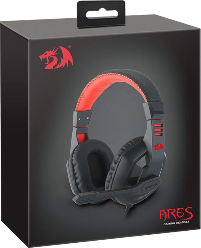 

Гарнитура Redragon Ares проводная игровая для PC (красный + черный)