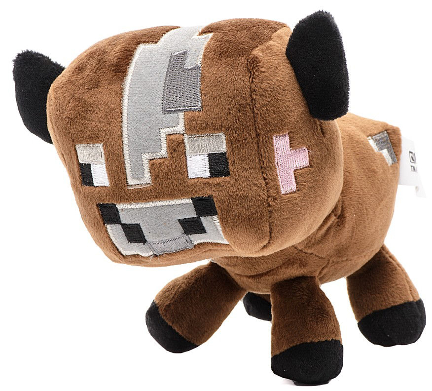 Мягкая игрушка Minecraft: Baby Mooshroom (коричневый) (18 см)