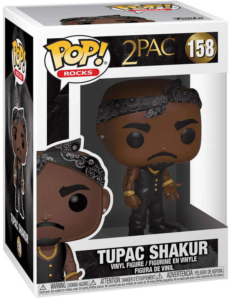 Фигурка Funko POP Rocks: 2Pac – Tupac Shakur Vest With Bandana (9,5 см) -  купить по цене 1890 руб с доставкой в интернет-магазине 1С Интерес