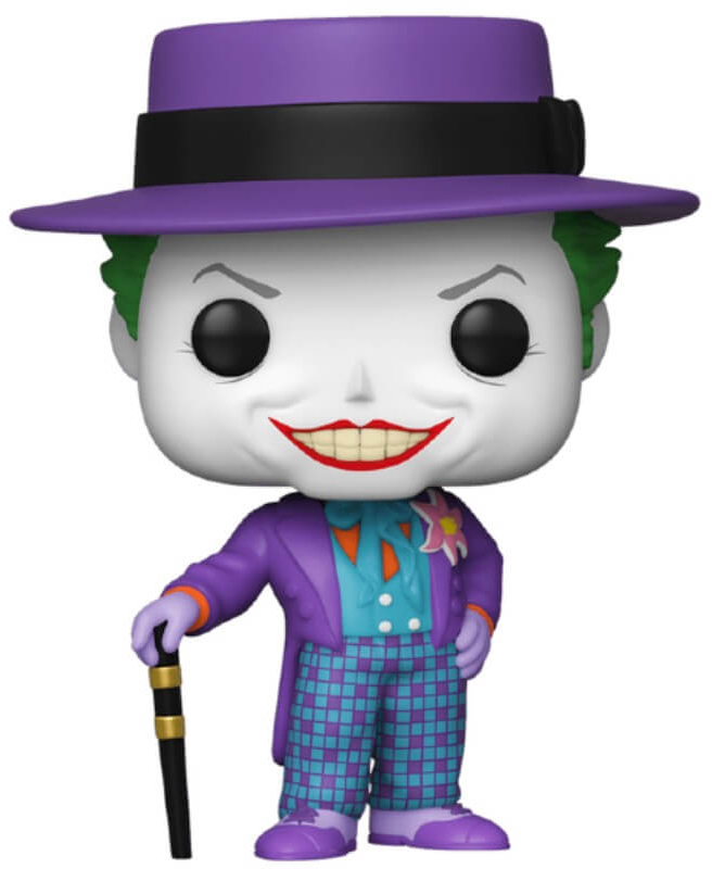 цена Фигурка Funko POP Heroes: Batman 1989 – Joker With Hat With Chase (9,5 см)