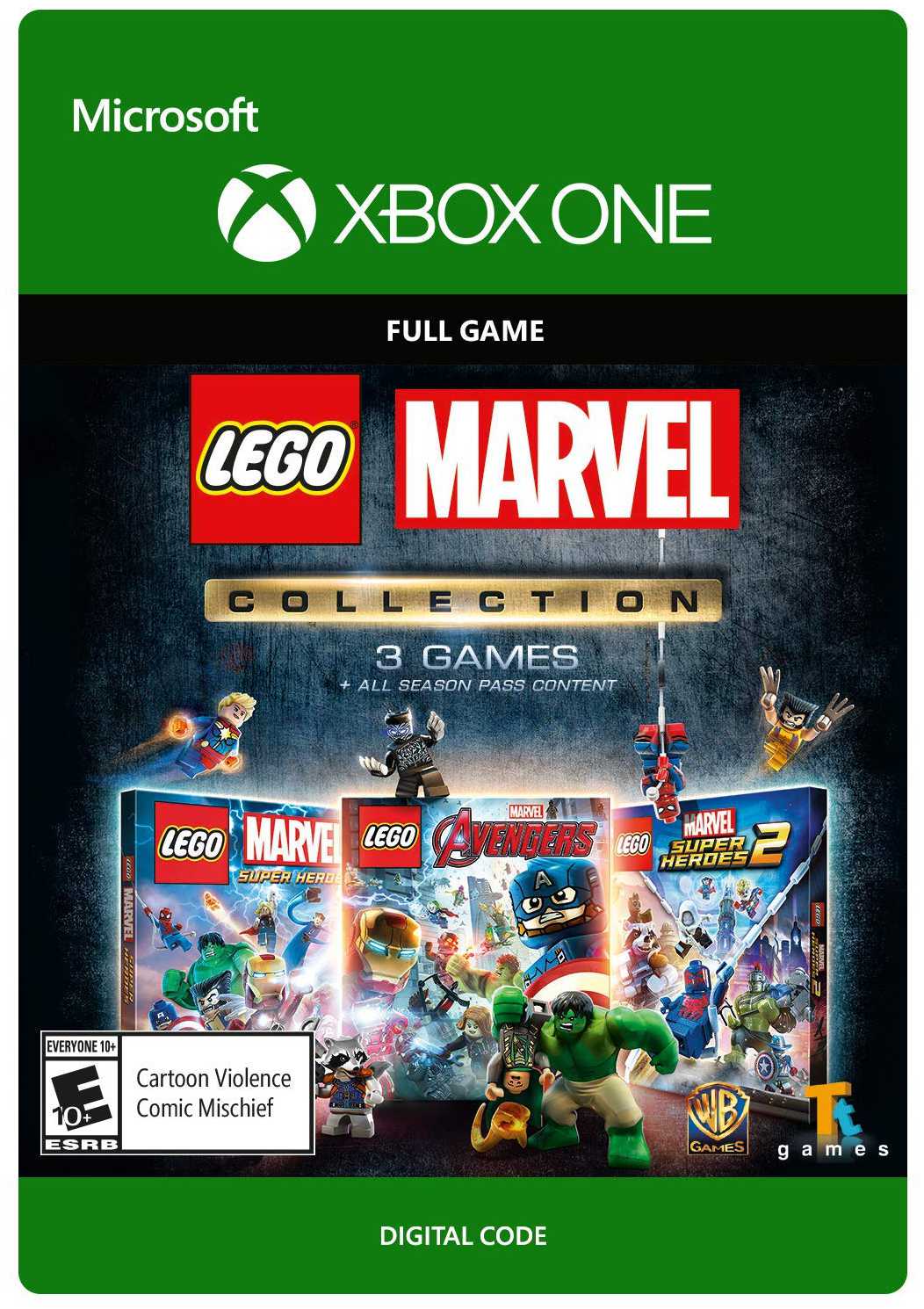 цена LEGO Marvel Collection [Xbox One, Цифровая версия] (Цифровая версия)