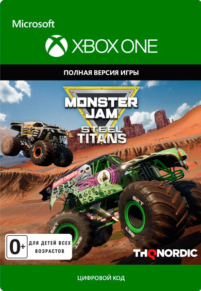 Monster Jam Steel Titans [Xbox One, Цифровая версия] (Цифровая версия)