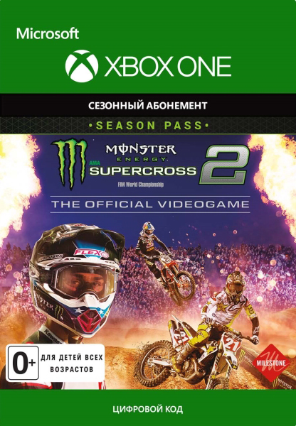 

Monster Energy Supercross 2. Season Pass [Xbox One, Цифровая версия] (Цифровая версия)