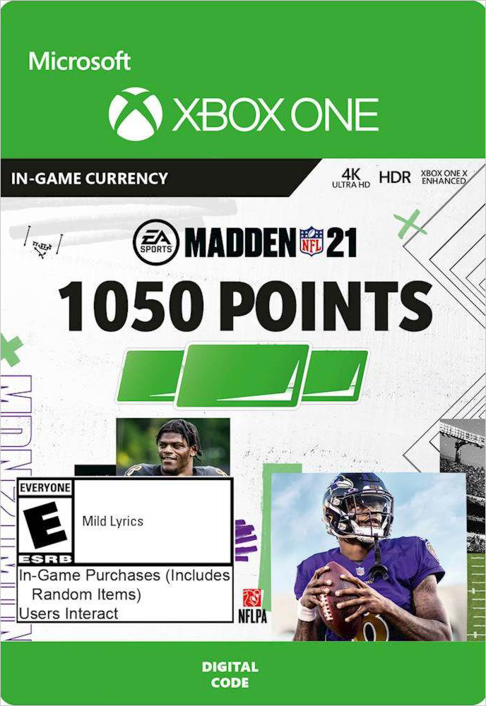 Madden NFL 21. 1050 Madden Points [Xbox One, Цифровая версия] (Цифровая версия)