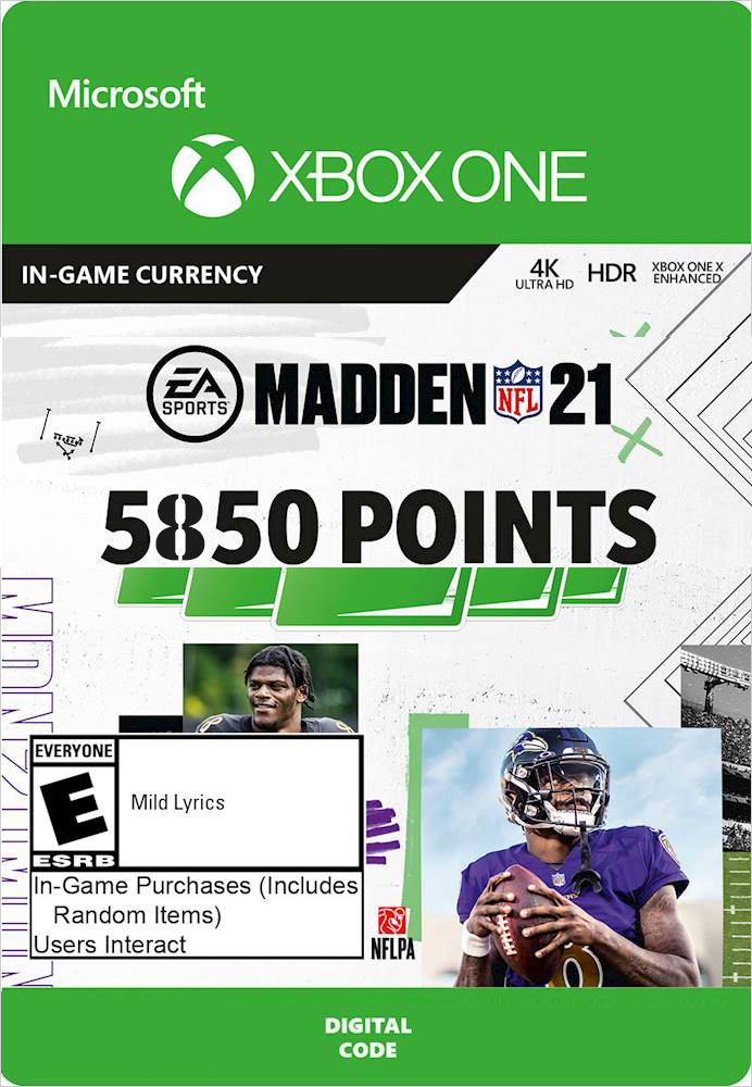Madden NFL 21. 5850 Madden Points [Xbox One, Цифровая версия] (Цифровая версия)