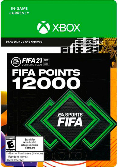 

FIFA 21 Ultimate Team: 12000 очков FIFA Points [Xbox, Цифровая версия] (Цифровая версия)