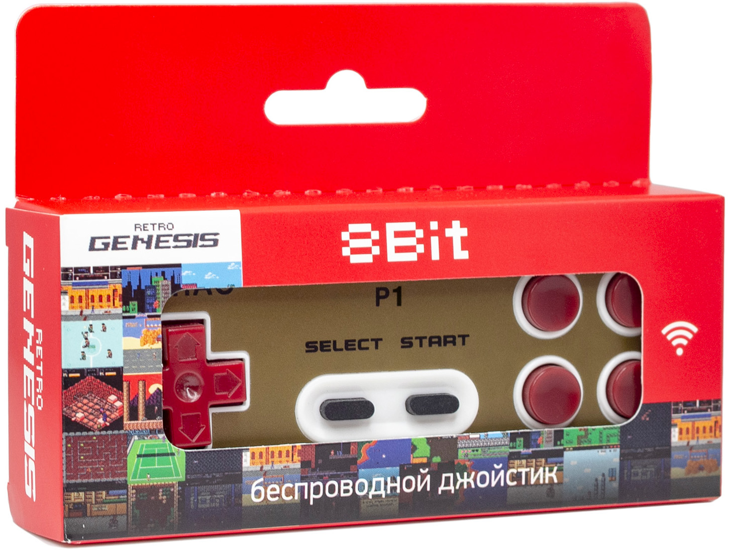 Джойстик 8 Bit P1 беспроводной для Retro Genesis