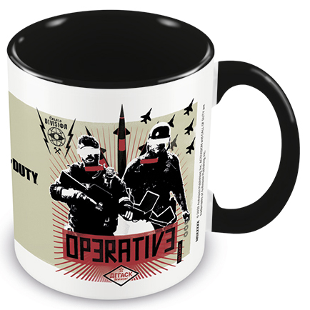 Кружка Call Of Duty Black Ops: Cold War Operative. Black Coloured Inner