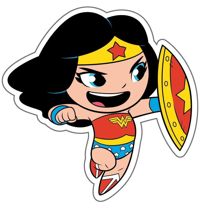 Наклейка-патч для одежды DC Super Friends: Чудо-Женщина 1