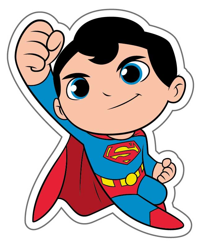 Наклейка-патч для одежды DC Super Friends: Супермен 1