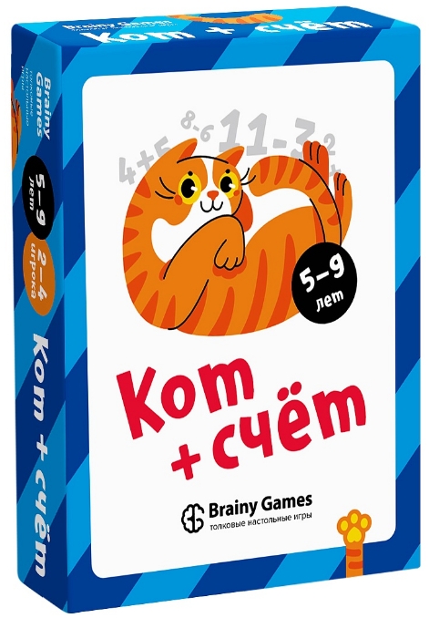 Настольная игра Brainy Games: Кот + счёт