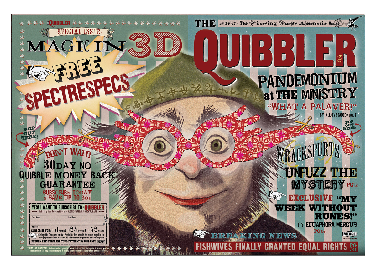 

Puzzle Harry Potter: The Quibbler Magazine Cover (1000 элементов)