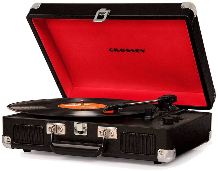 

Виниловый проигрыватель Crosley Cruiser Deluxe Black c Bluetooth [CR8005D-BK]