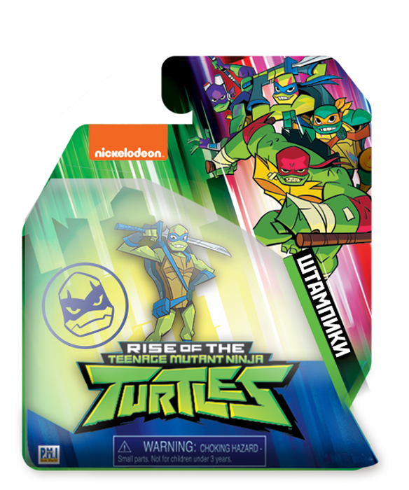 Фигурка-штамп Teenage Mutant Ninja Turtles (12 видов) блистер (1шт. в ассортименте)