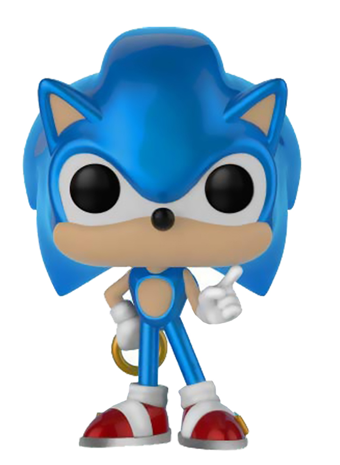 

Фигурка Funko POP Games: Sonic The Hedgehog – Sonic With Ring Metallic Exclusive (9,5 см)