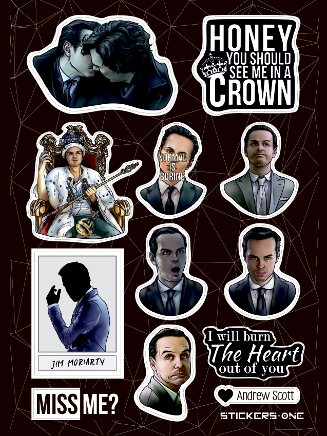 

Стикерпак Moriarty