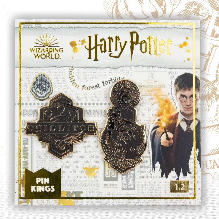 Набор значков Harry Potter 1.2 Квиддич и Живоглот Pin Kings 2-Pack