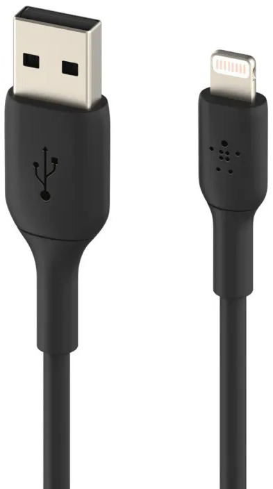 

Кабель Belkin USB-A/Lightning, 1м (черный) (CAA001bt1MBK)