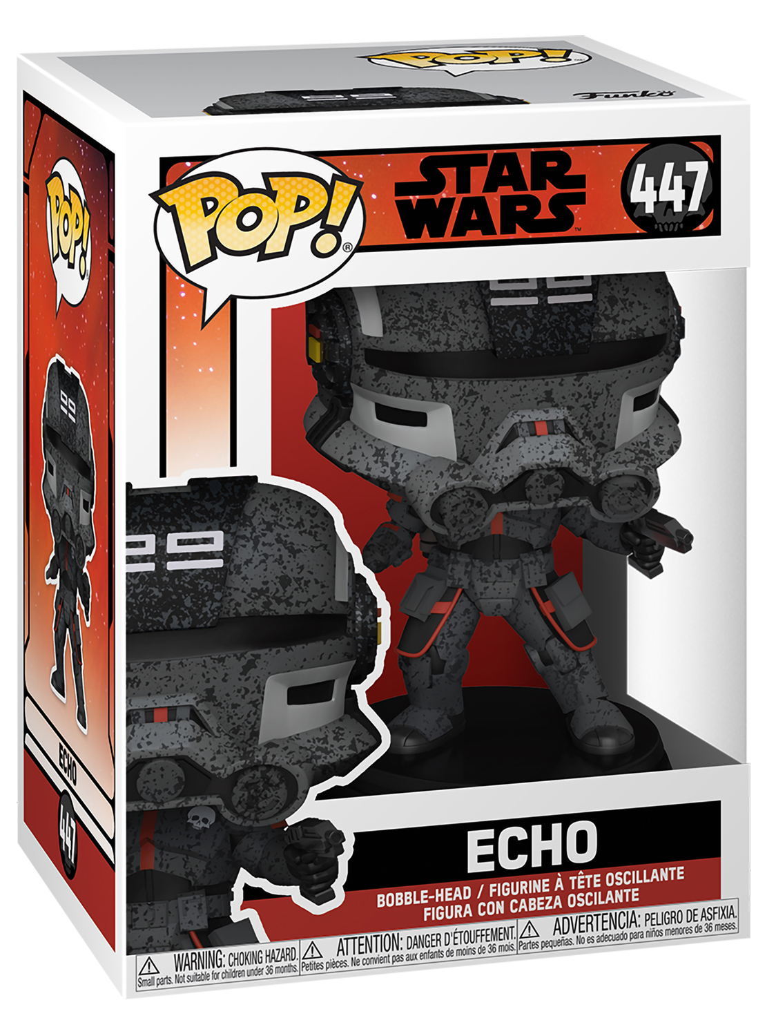 Фигурка Funko POP: Star Wars Bad Batch – Echo Bobble-Head (9,5 см) - купить  по цене 1899 руб с доставкой в интернет-магазине 1С Интерес