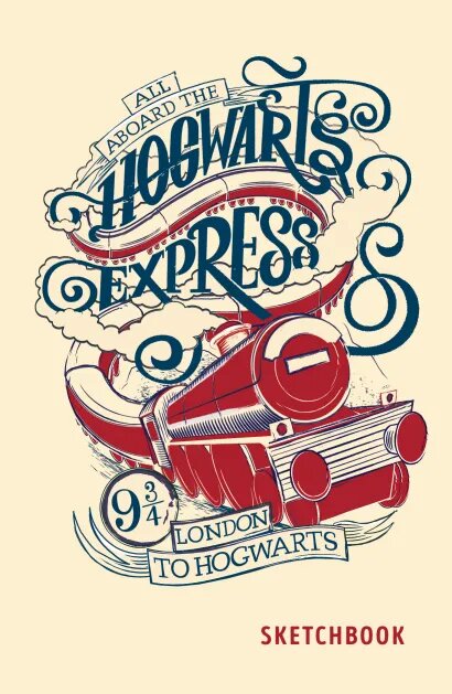 Скетчбук Гарри Поттер: Хогвартс-экспресс