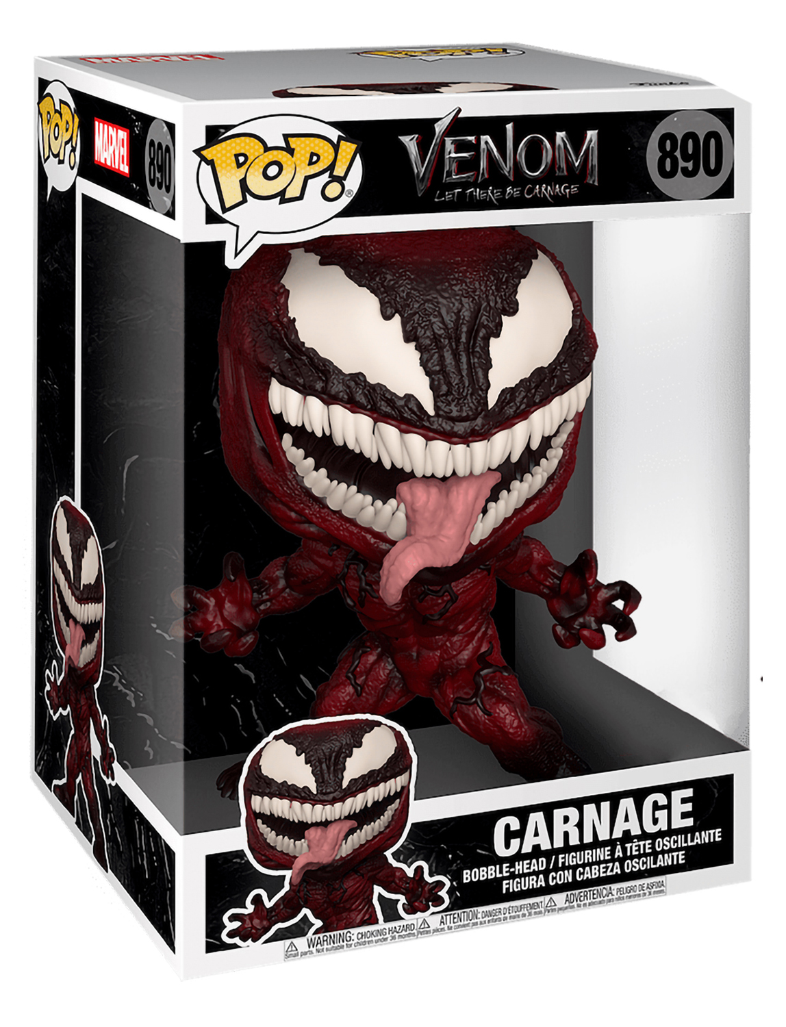 Фигурка Funko POP Marvel: Venom Let There Be Carnage – Carnage Bobble-Head  Exclusive (25 см) - купить по цене 3790 руб с доставкой в интернет-магазине  1С Интерес